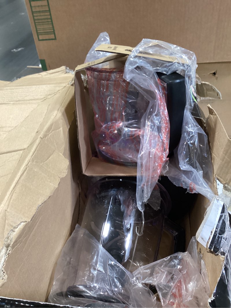 Condition photo showing As Is for ninja qb1004 blender/food processor with 450-watt base, 48oz pitcher, 16oz chopper bowl, and 40oz processor bowl for shakes, smoothies, and meal prep,black black 48 ounces