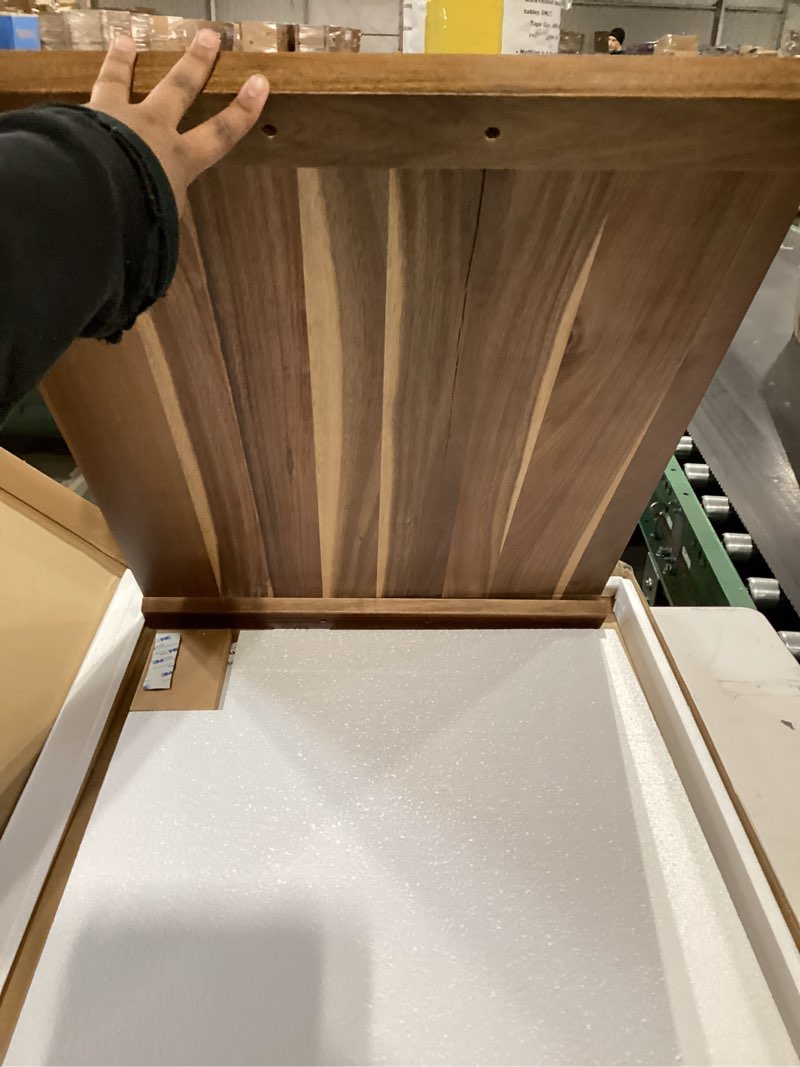 Condition photo showing As Is for Noodle Board Stove Cover with Handles for Electric, Gas Stove Top (Acacia Wood) Natutal Acacia