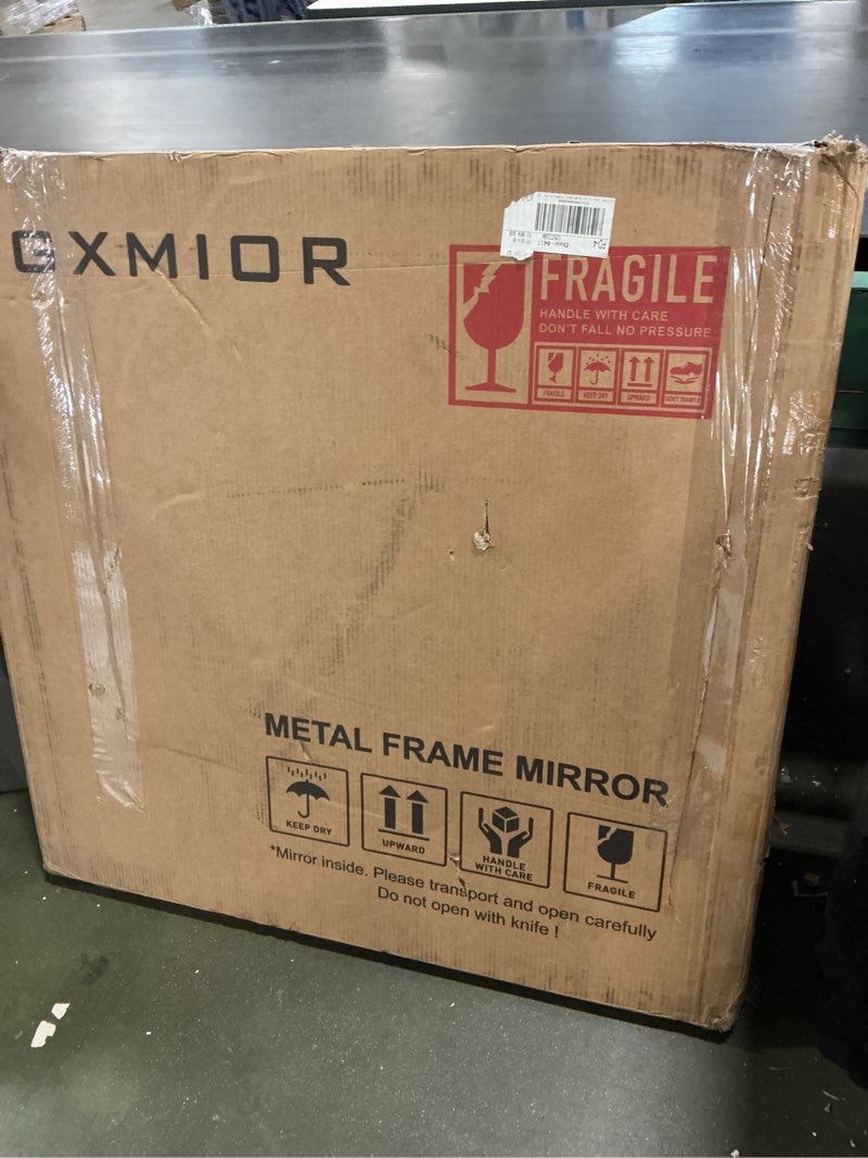 Condition photo showing New/Like New for LED Bathroom Mirror 36"x 36" with Front and Backlight, Stepless Dimmable Wall Mirrors with Anti-Fog, 3 Colors, Smart Bathroom Vanity Mirror 36"L x 36"W