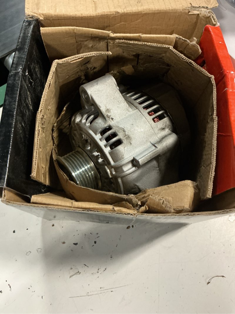 Condition photo showing As Is for a-premium alternator compatible with lexus gs400 1998-2000, gs430 2001-2005, ls400 1998-2000, sc430 2002, sc400 1998-2000, 12v 100a 6-groove pulley clockwise, replace# 27060-50230, 27060-50240