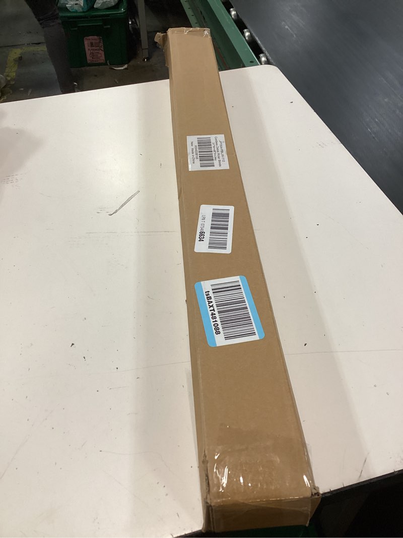 Condition photo showing New/Like New for lazblinds no drill cordless zebra blinds for indoor windows, dual layer light control roller shades for day and night, light filtering sheer shades for home, 31" w x 48" h, grey grey 31" w x 48" h