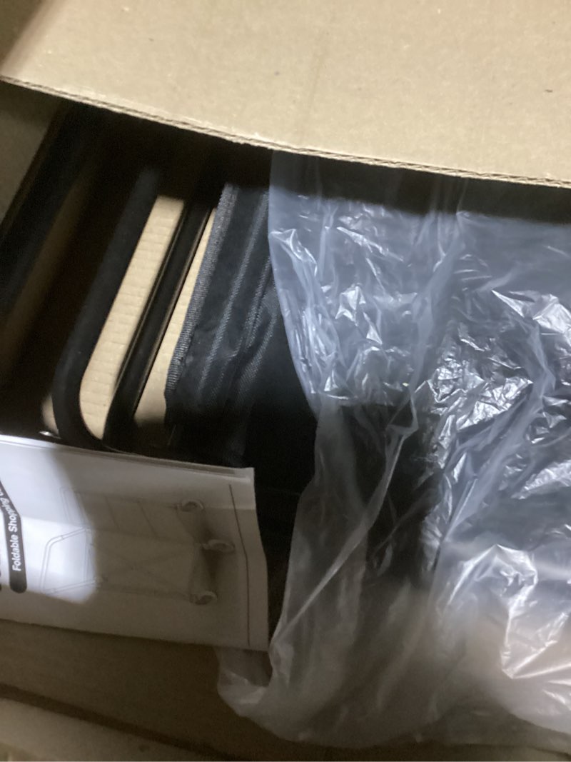 Condition photo showing New/Like New for Folding Shopping Cart for Groceries, Grocery Cart on Wheels, 360°Rolling Swivel Wheels Portable Heavy Duty Utility Cart for Shopping, Grocery, Laundry (X-Large)