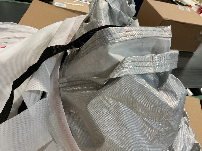 Condition photo showing Good Condition for ((Color different from the file photo))GUNHYI 16 Layers Car Cover 1 Fit Sedan Length 186-193 inch, silver 