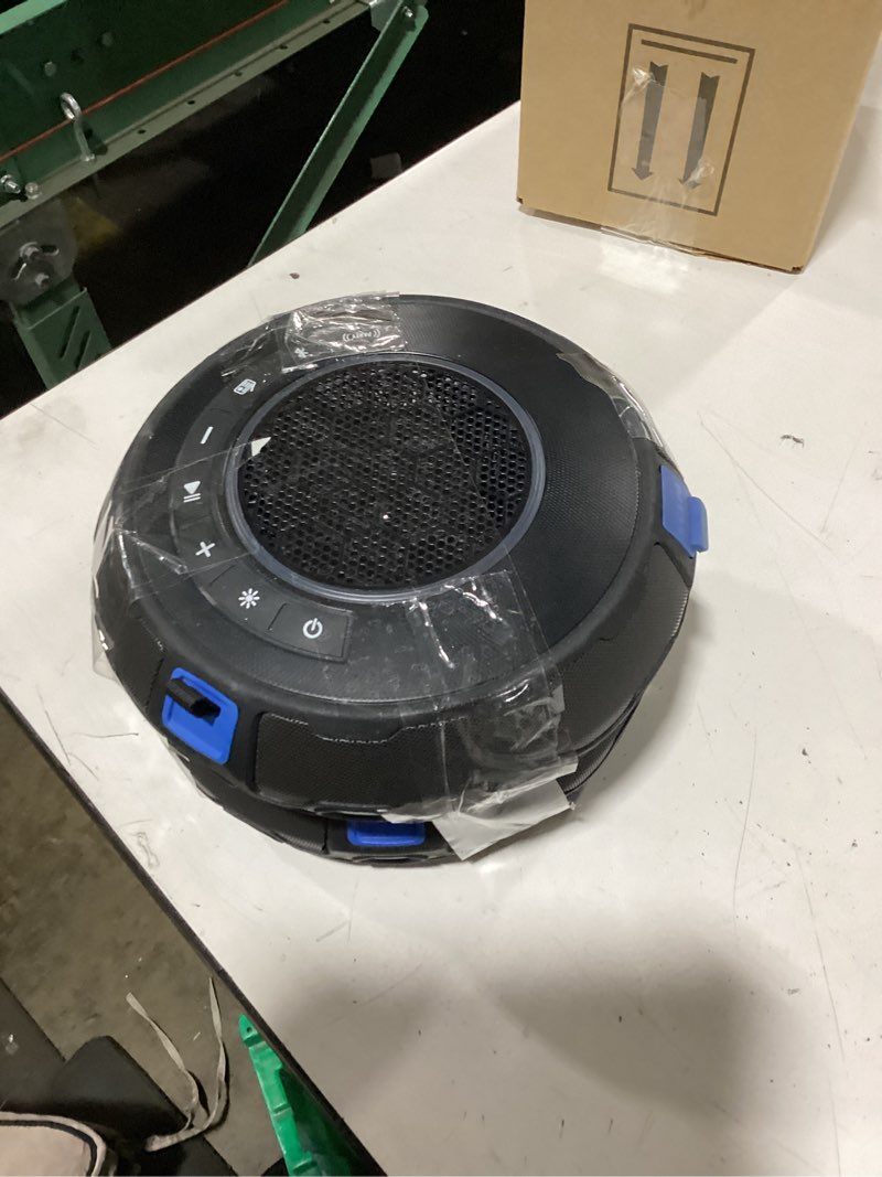 Condition photo showing As Is for ion audio hydrogroove floating party speaker with lights pair