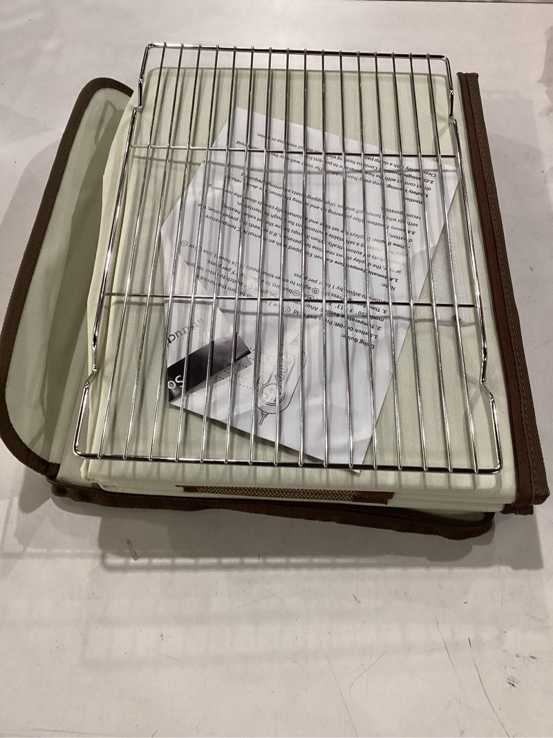 Condition photo showing Good Condition for bread proofing box with 86-113? temp control & 24h timer, dough proofer with metal rack, proofing box for sourdough, bread baking, pizza, yogurt, kombucha, space-saving