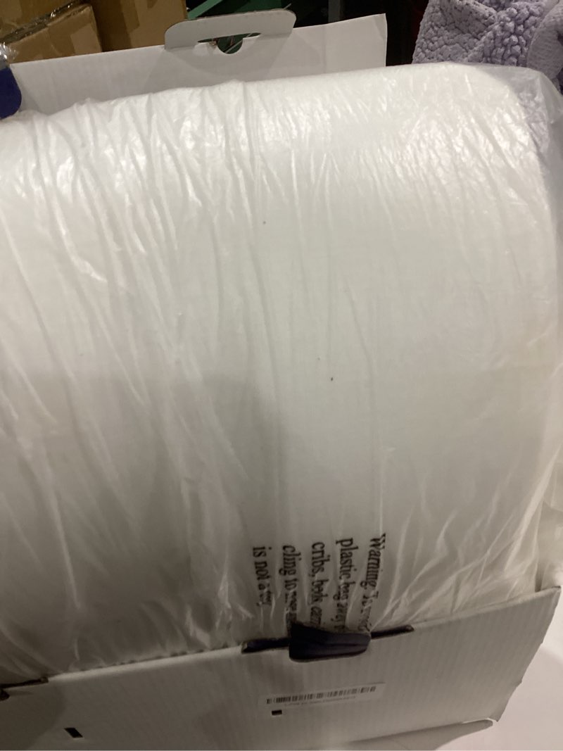 Condition photo showing Good Condition for Cervical Cooling Ergonomic Pillow, Adjustable Ergonomic Memory Foam, Cervical Support & Relieves Neck and Shoulder Pain, Orthopedic Pillow for All Sleep Positions Grey White