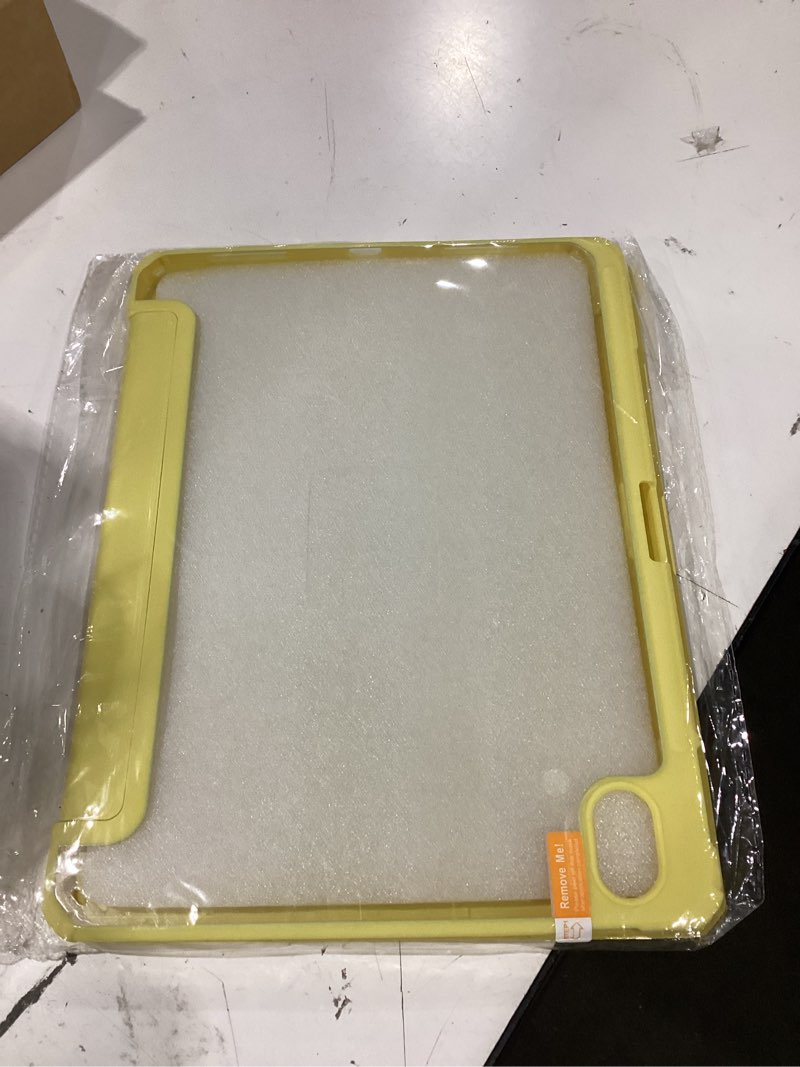 Condition photo showing New/Like New for cobak case for ipad (a16) 11th generation, ipad 10th gen cover,yellow | protective multi-angle stand cover with portrait mode, pencil holder, auto wake/sleep, case for ipad 11/10.9 inches 2025/2022 jelly yellow for ipad (a16) 11th gen/10th gen