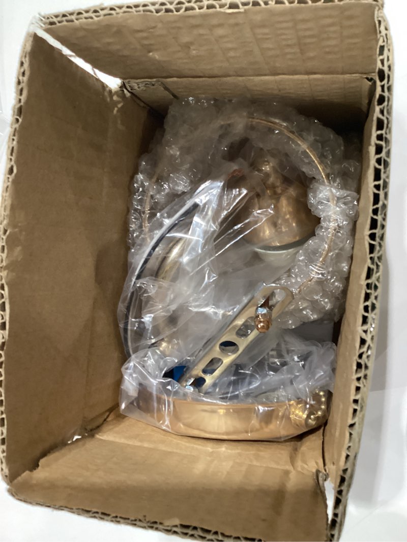 Condition photo showing New/Like New for Modern Decorative Crystal Wall Sconces, Wall Lamp Light with E26 Socket 5W Bulb for Living Room Bathroom Bedroom and Hallway, Gold