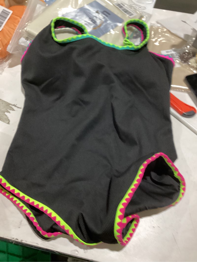 Condition photo showing Good Condition for popvil women's one piece swimsuits tummy control -slimming bathing suit modest neon sport swimwear 2026 x-large black