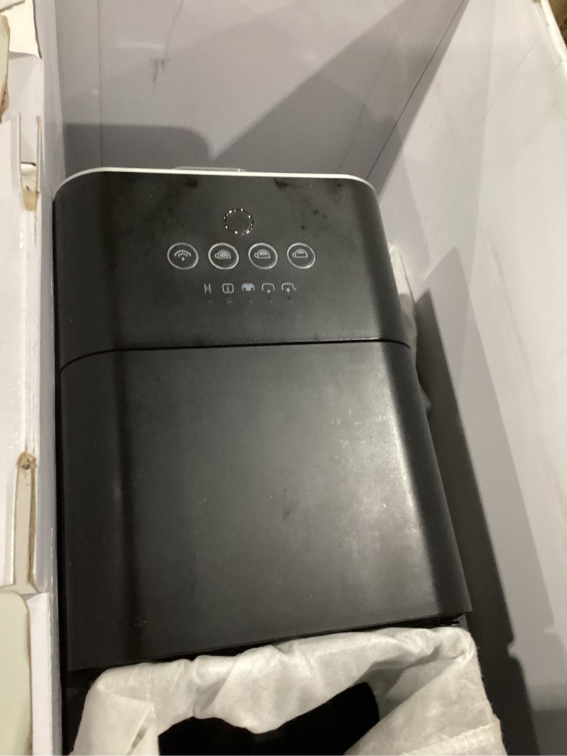 Condition photo showing As Is for Smeg BCC13 Fully Automatic Espresso Machine w/Integrated Milk Frothing and Coffee Grinder 10 Preset Beverages 19 Bars of Pressure Space Saving Energy Efficient Thermoblock Heating(Black)