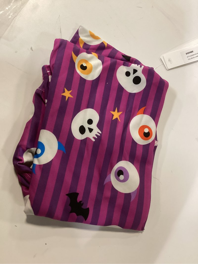 sissycos women's halloween crossover leggings high waisted buttery soft printed tights (halloween ey