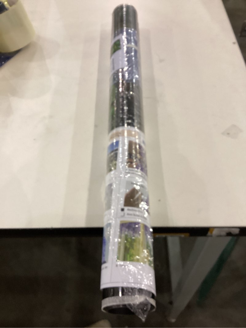 Flortlias Faux Stained Glass Effect Transparent Window Film, Original Hand Dawn Static Cling Home De