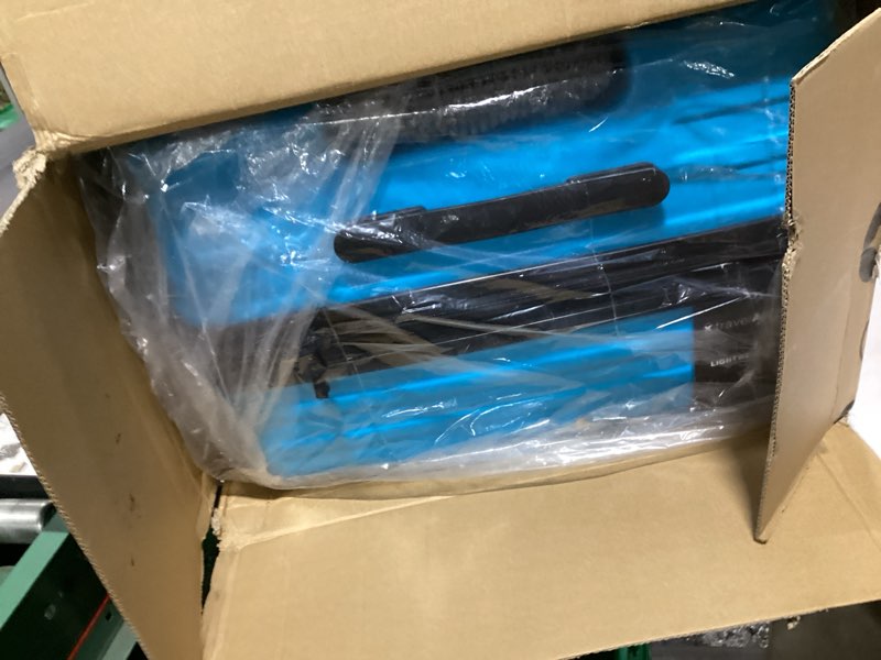 Condition photo showing New/Like New for Hanke Expandable Carry On Luggage 22x14x9 Airline Approved, 20 Inch Hard Shell Suitcases with Wheels, Lightweight Travel Luggage Carry On Suitcase for Woman & Men with Tsa Lock(Caribbean Blue) Expandable 20 Inch Caribbean Blue