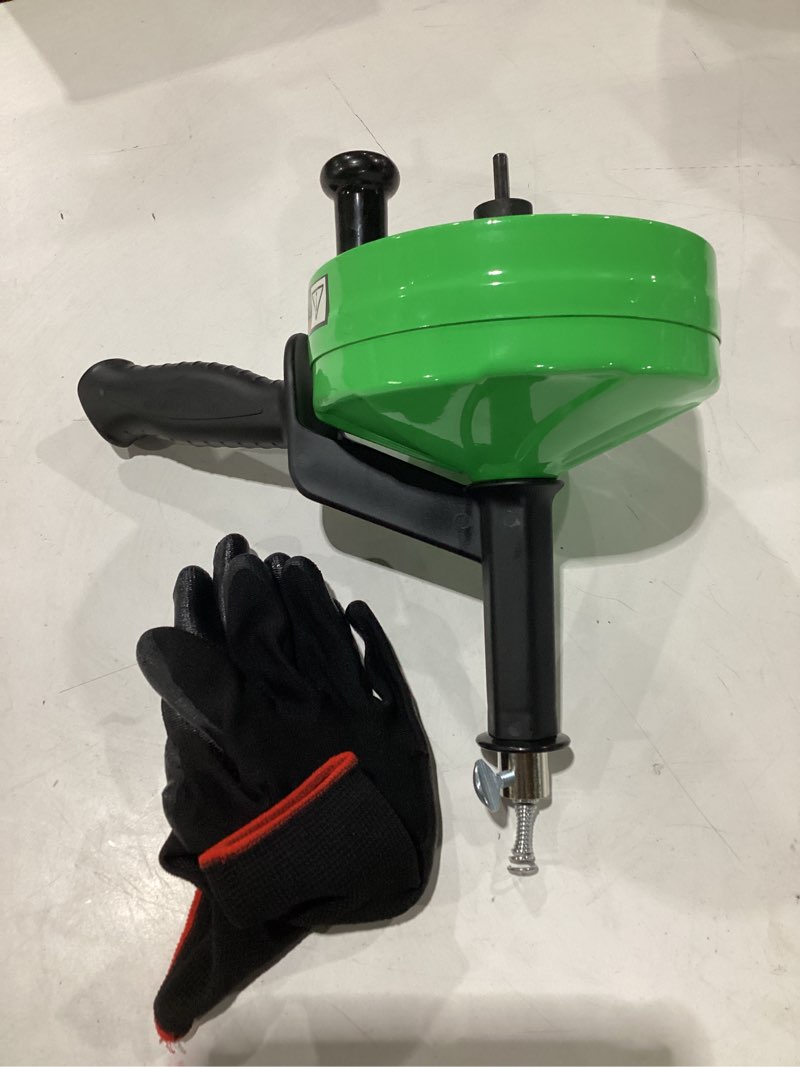 Condition photo showing Good Condition for meisterfaktur drain snake [50ft] - with drill attachment - ideal plumbing snake for sink and drain unblocking - solid drain auger for real dyis! (50 ft - 1/4 inch)