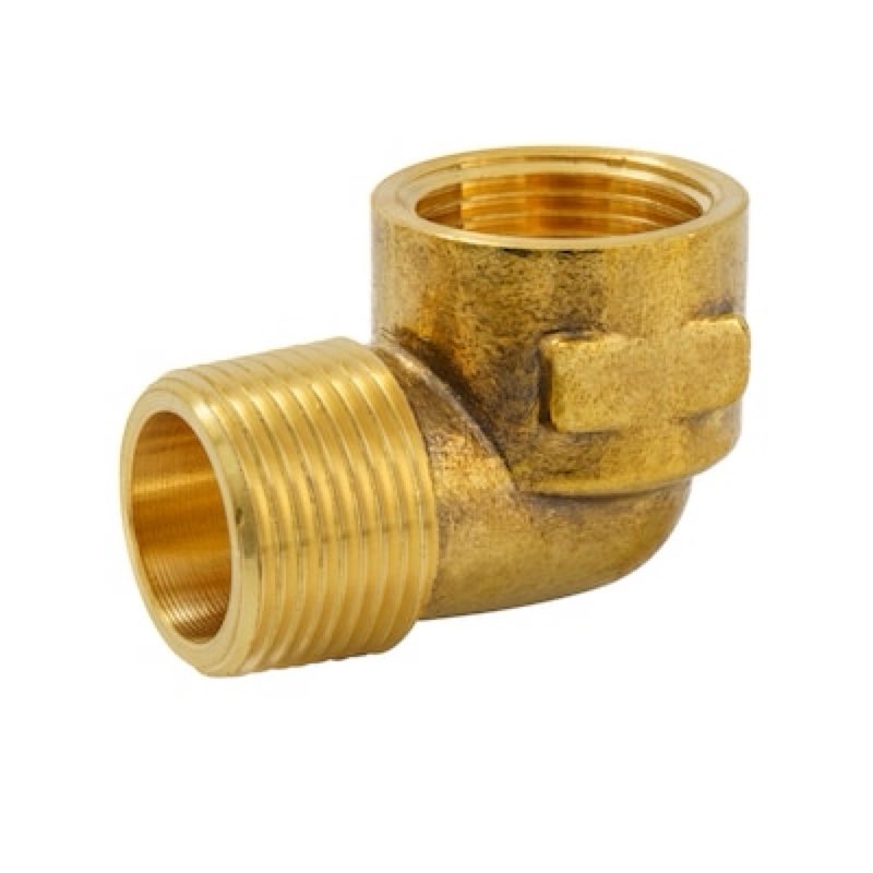 proline series brass 3/4-in male x 3/4-in female elbow fitting