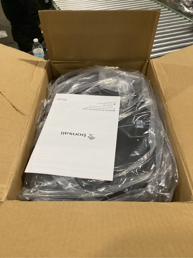 Condition photo showing Good Condition for Bonsaii Paper Shredder for Office, 110-Sheet Autofeed Heavy Duty Shredder for Home Office Use, 30 Minutes/Micro Cut/P-4 High Security Level/6 Gallon Large Bin