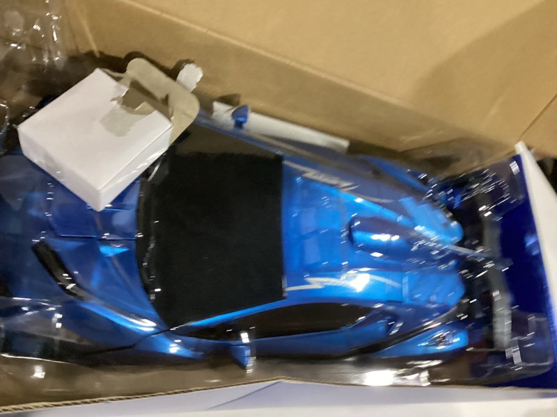 Condition photo showing Good Condition for veeniix v991 transform remote control car, 1:10 big size, 2 rechargeable batteries for 70min, 2.4ghz gesture sensing, one-key deformation, robot toys gifts for boys and girls (blue)