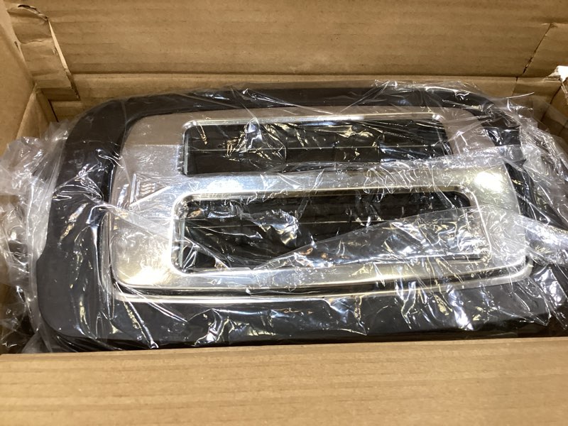 Condition photo showing Good Condition for toaster 2 slice wide slot toaster best rated prime displav smart toasters with lcd digital countdown timer and bagel/defrost/cancel/reheat function black