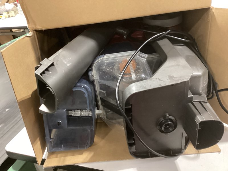 Condition photo showing As Is for Hoover PowerScrub Deluxe Carpet Cleaner Machine for Carpet and Upholstery, Deep Cleaning Carpet Shampooer Machine with Multi-Purpose Tools, Pair Carpet Cleaner Solution