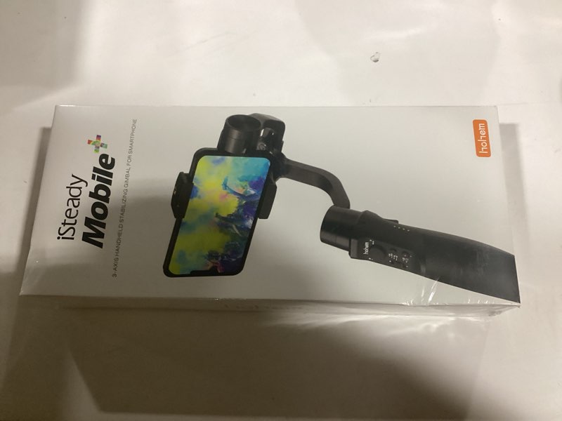 Condition photo showing New/Like New for Gimbal Stabilizer for Smartphone, 3-Axis Phone Gimbal for Android and iPhone 14,13,12 PRO, Stabilizer for Video Recording with Face/Object Tracking, 600 °Auto Rotation - hohem iSteady Mobile Plus