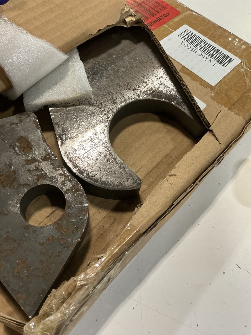 Condition photo showing As Is for quick attach ears for kubota excavators kx040, kx71, kx91, kx121, kx033, u35 | durable bucket attachment compatibility