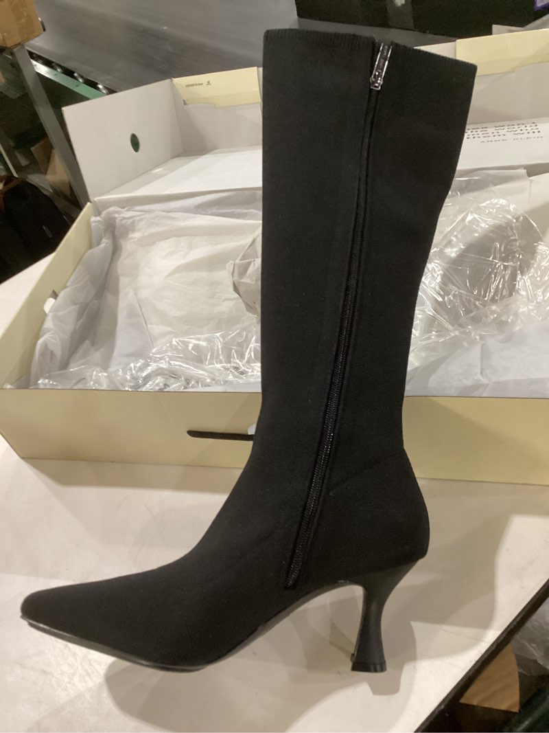 Condition photo showing New/Like New for Anne Klein womens Pillar 11 Black Knit