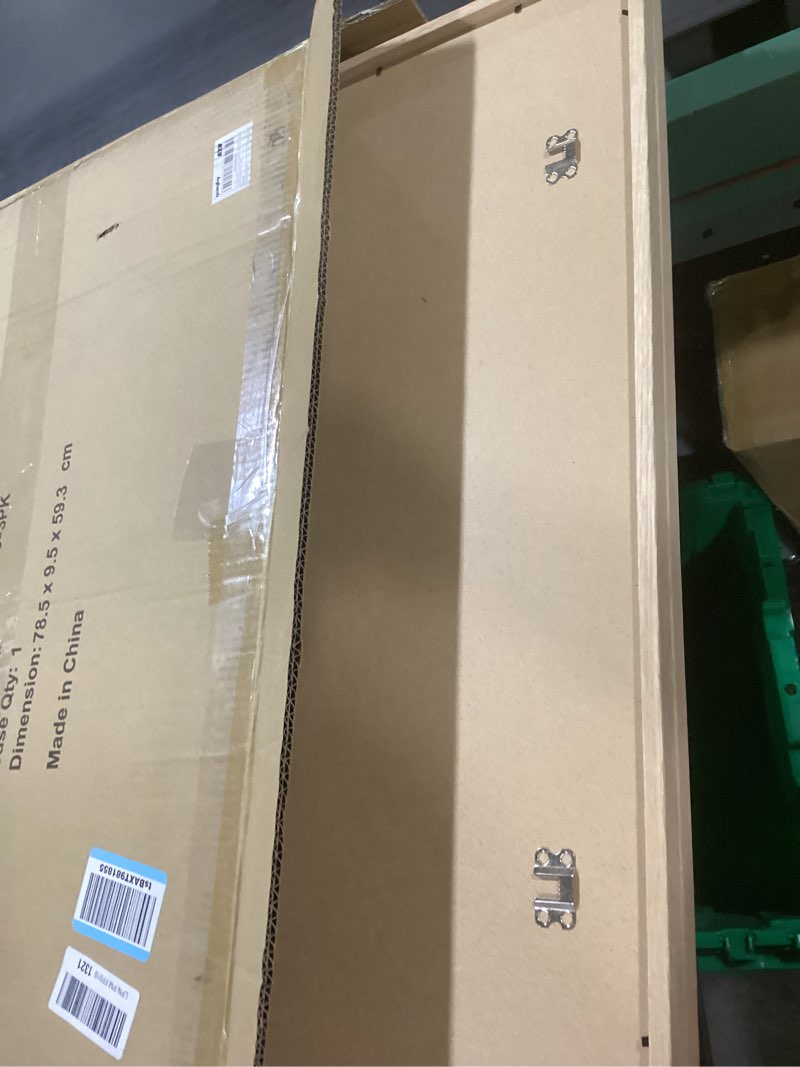 Condition photo showing As Is for Yaetm Minimalist 20x24 Oak Picture Frame Matted to 16x20 for Wall, Natural Solid Oak Wood 20x24 Frames Set of 3, Lightweight, Wall Mount, 2 Pack 20x24 - 2pack Oak