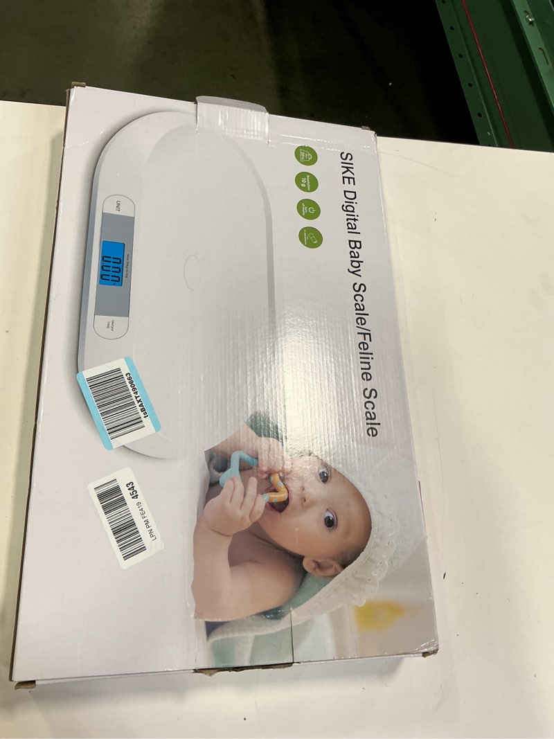 Condition photo showing New/Like New for SIKE Feline Scale, Digital Portable Pet Dog Cat Scale; Comfort Baby Scale, 44 Pound Capacity, 3 Weighing Modes, Accurate Digital Scale for Infants, Toddlers, and Babies