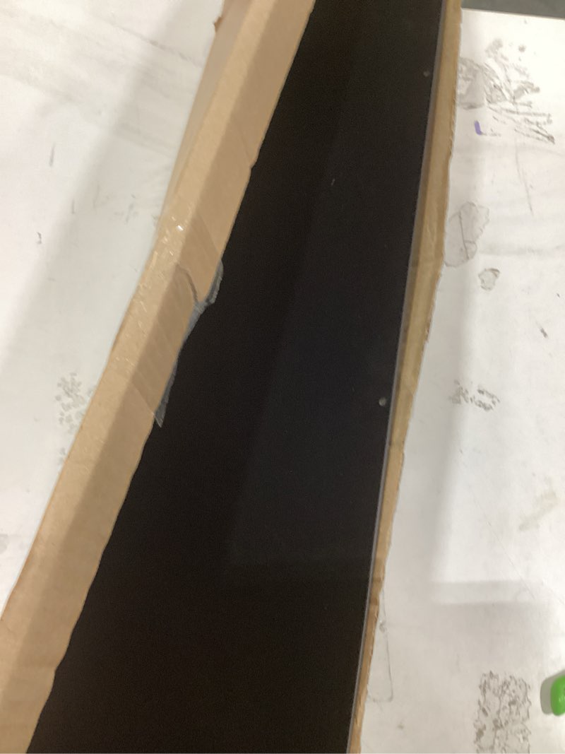 Condition photo showing Good Condition for 1 pcs door kick plates - 10 x 30 inches kick plates for exterior interior doors protection decor, 1.5mm (1/16 inch) thickness rectangular aluminum door push plate (black) 10 x 30 inch black