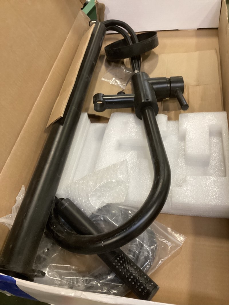 Condition photo showing As Is for Allen+roth 5192270 allen + roth Harlow Matte Black 