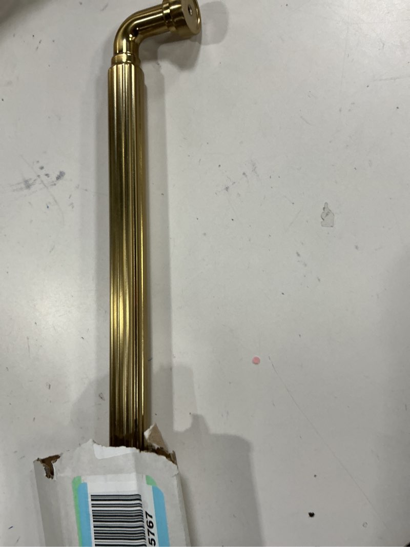 Condition photo showing As Is for Amerock Cowrie 18 inch (457mm) Center-to-Center Golden Champagne Appliance Pull, BP37710BBZ Golden Champagne 18 inch (457mm) Center-to-Center Appliance Pull