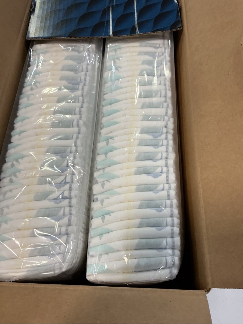 Condition photo showing New/Like New for pampers pure protection baby diapers, size 1 (8-14 lbs), 82 count, up to 100% leakproof, premium plant-based skin protection, hypoallergenic soft diapers size 1 82