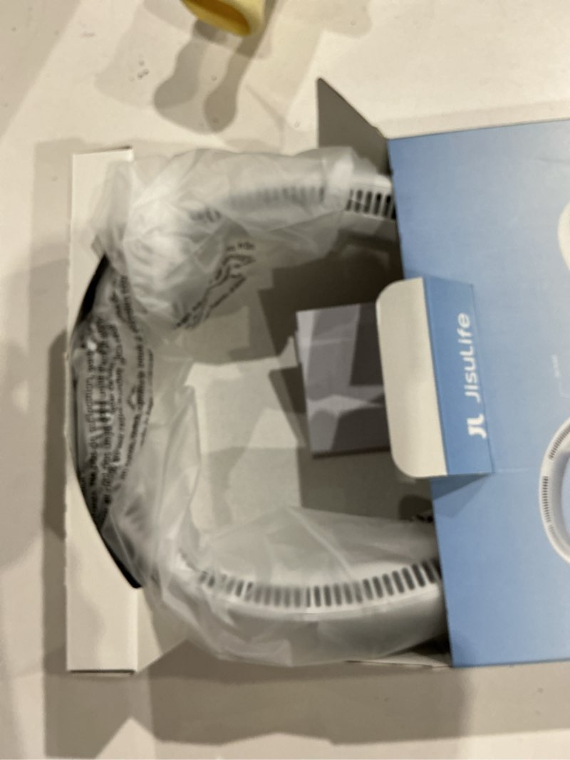Condition photo showing Good Condition for jisulife wearable neck fan, 5-speed, 4000mah usb rechargeable, gray, life3