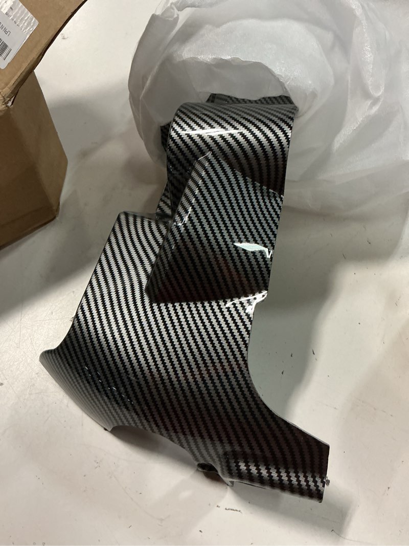 Condition photo showing Good Condition for inner fairing skirt for street glide 2024+, carbon fiber pattern motorcycle switch panel dash cover batwing inner fairing for harley street glide cvo flhxse 2023-2025 accessories