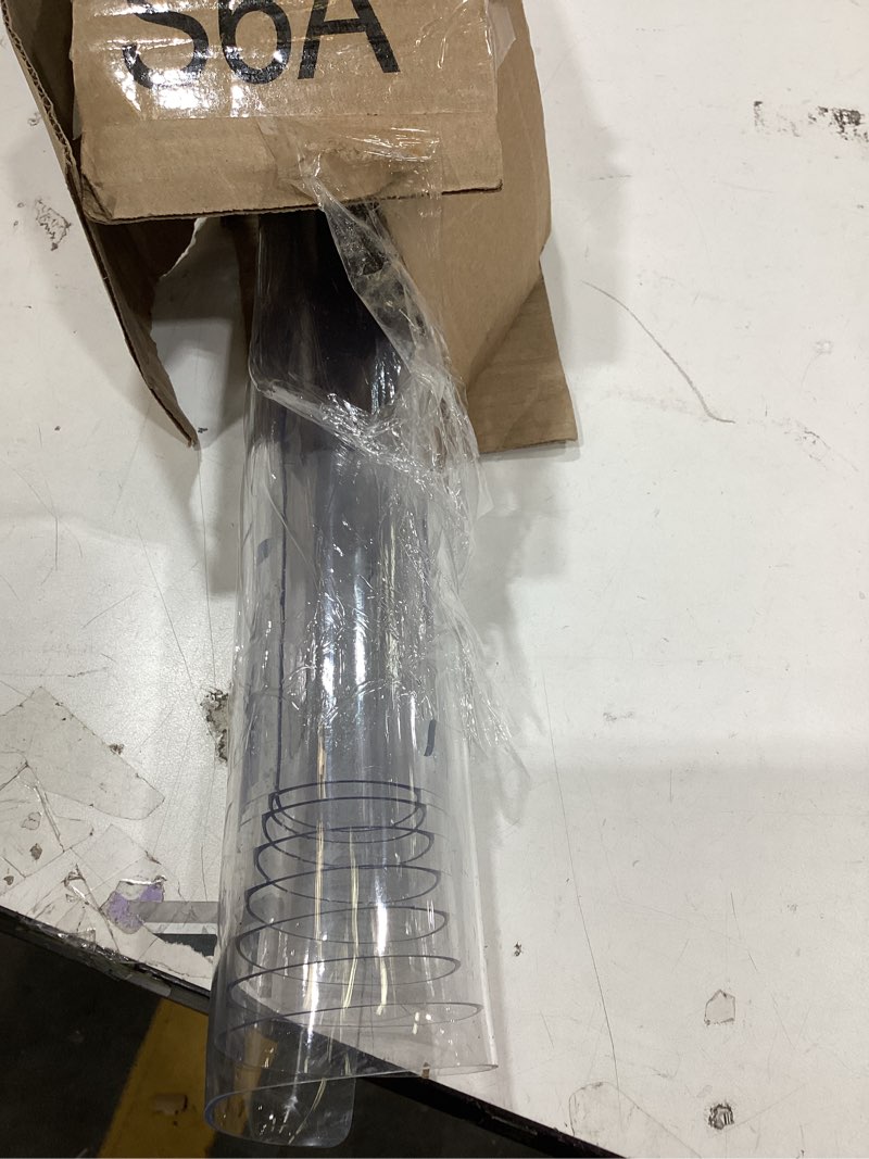 Condition photo showing Good Condition for warmstar clear table cover protector 34 x 48 inch,1.5mm thick plastic table cover rectangle,pvc clear table protector,desk protector mat for kitchen, dresser, writing desk?dining room table clear 1.5mm 34" x 48"