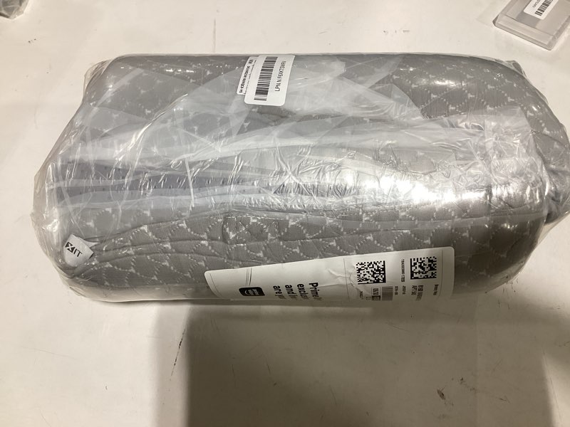 Condition photo showing Good Condition for megcxit leg pillow elevation blood circulation, leg wedge for elevation for swelling, leg elevating pillow for after surgery, memory foam foot knee pillow for back sleeping 23.6×16.8×8 inch grey 23.6*16.8*8 inch grey