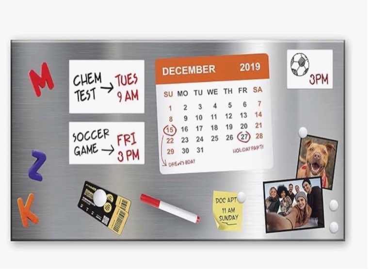essentially yours magnet and message board extra large 30 x 28 x 0.7 inch magnet and message board |