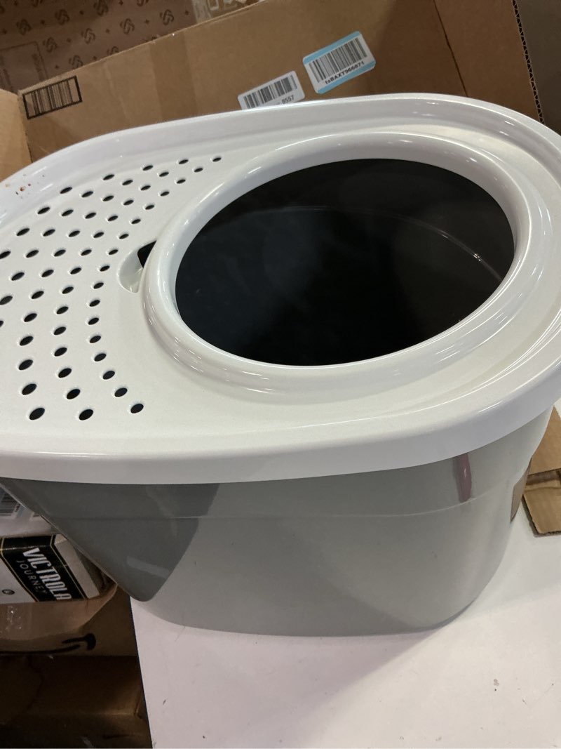 Condition photo showing As Is for currently unavailable. we don't know when or if this item will be back in stock.  see similar items deliver to united states add to list   sponsored   iris ohyama top entry cat litter box grey, one size touch the image to zoom in                       2+     iris ohyama top entry cat litter box grey, one size