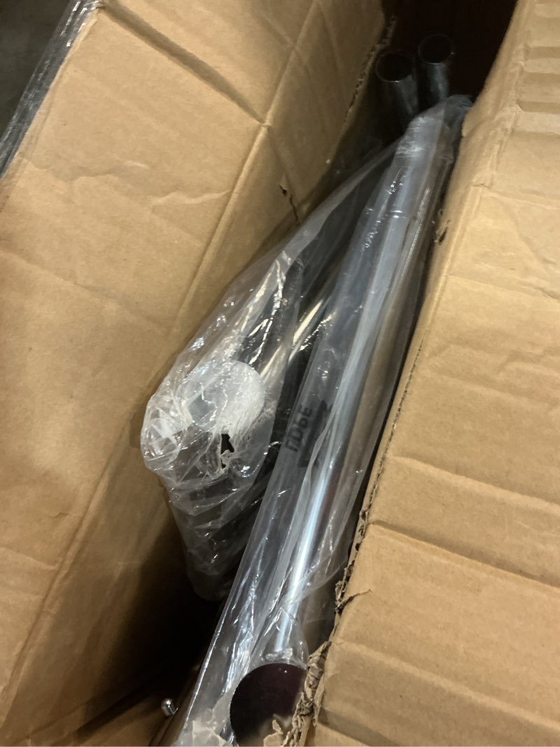 Condition photo showing Good Condition for Simple Houseware Supreme Commercial Grade Clothing Garment Rack, Holds Up to 250 lbs, 50 to 75 Inches Extendable Rod, Chrome Commercial Grade Chrome