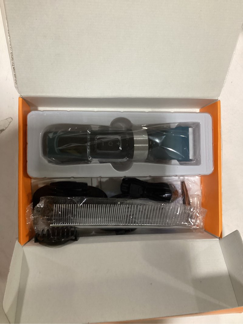 Condition photo showing New/Like New for oneisall Cat Clippers for Matted Hair, 5-Speed Quiet Cat Grooming kit, Cordless Pet Shaver for Long Hair,Waterproof Pet Hair Trimmer, Pet Clippers for Cats(Green)