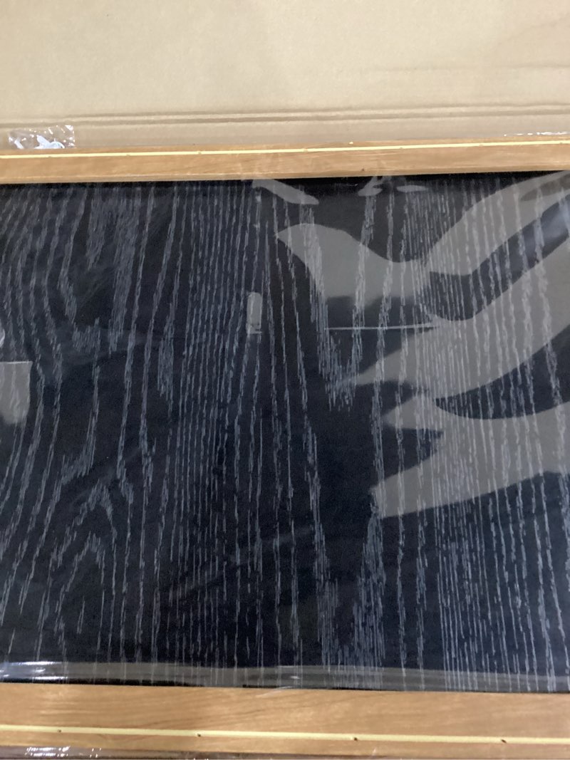 Condition photo showing New/Like New for Large Abstract Brown Beige Framed Canvas Wall Art,Modern Lines Dots Wall Decor,Boho Neutral Minimalist Artwork,Mid Century Geometric Art Print for Living Room,Bedroom,Office- 16"x24"x3 Mid Century Lines Wall Art 16"L x 24"W