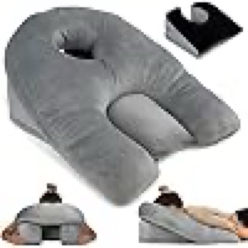 Adjustable Face Down Pillow After Eye Surgery - Home Massage Pillow Face Down for Bed & Face Down Pillow for Sleeping - BBL Pillow After Surgery for Sleeping - Adjustable Firmness & Height