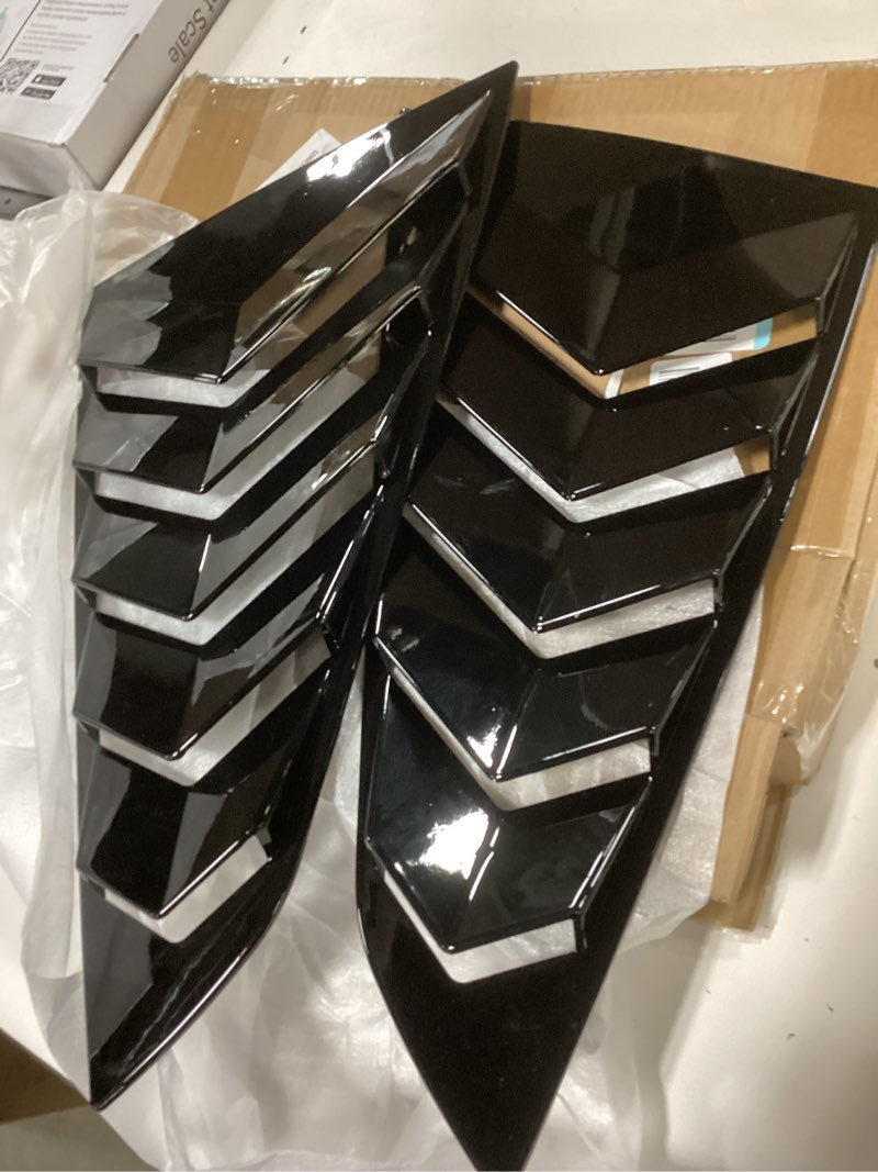 Condition photo showing Good Condition for MUXEE Window Louver 2Pcs Side Vent Window Louvers for Ford Mustang 2024 2025, ABS Print Sport Window