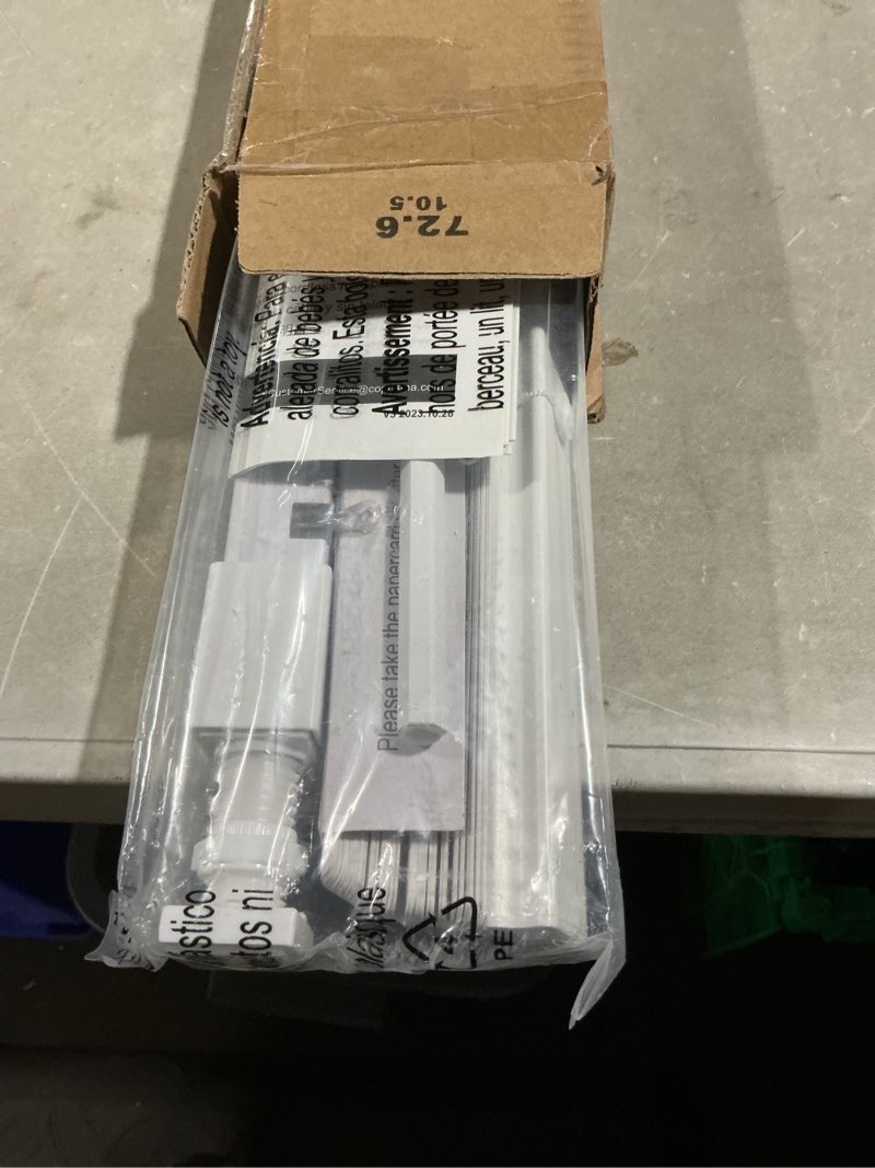 Condition photo showing Good Condition for lazblinds no tools no drill 1" vinyl mini blinds, cordless blinds for windows, light filtering horizontal window blinds & shades, 29" w x 64" h, white cordless-white 29" w x 64" h