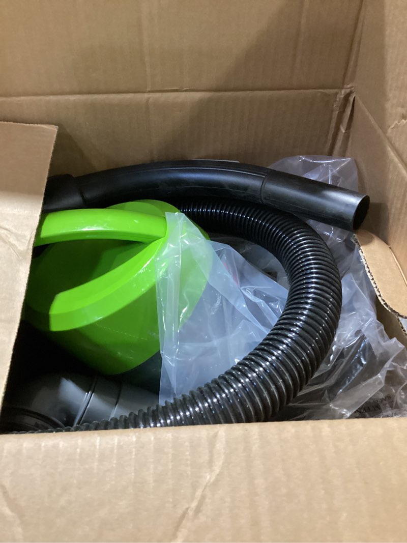 Condition photo showing As Is for Bissell 2156A Zing Canister Bagless Vacuum Zing Canister Lime