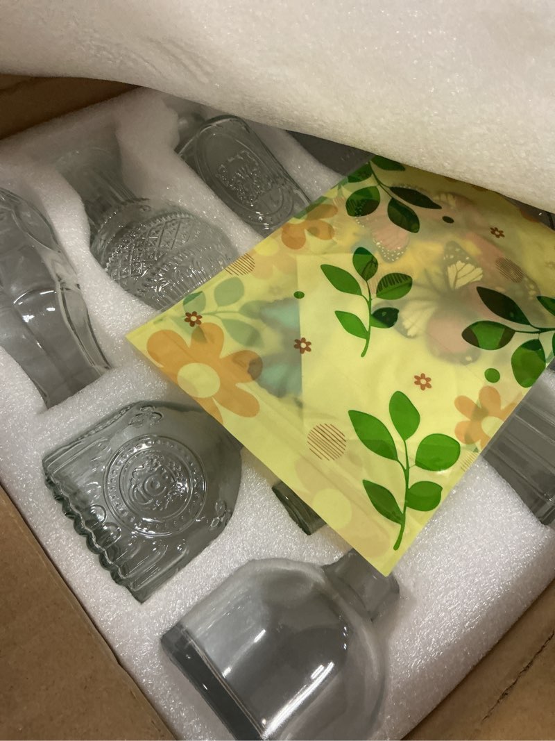 Condition photo showing New/Like New for glass bud vases in bulk set of 30 pcs,small glass vases for flowers as wedding centerpieces for tables,clear flower vases suitble for wedding decorations,christmas home decor (clear, 30 pcs) clear 30 pcs