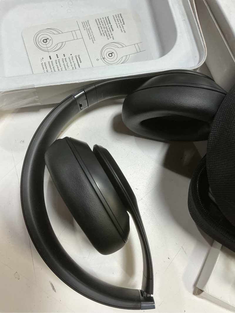 Condition photo showing Good Condition for Beats Studio Pro - Premium Wireless Over-Ear Headphones- Up to 40-Hour Battery Life, Active Noise Cancelling, USB-C Lossless Audio, Apple & Android Compatible - Black Black Beats Studio Pro