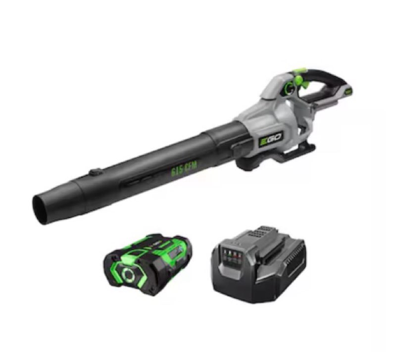 EGO POWER+ 56-volt 615-CFM 170-MPH Battery Handheld Leaf Blower 2.5 Ah