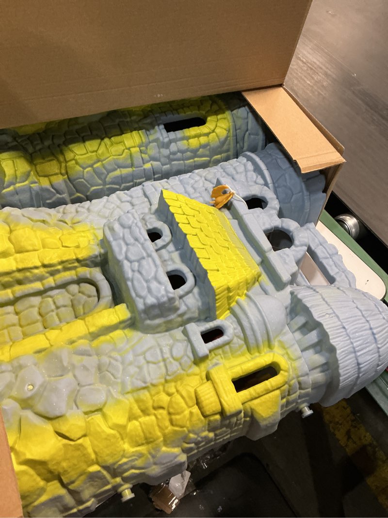 Condition photo showing As Is for (INCOMPLETE)Masters of The Universe Vintage Castle Grayskull Playset with Display Mat & Spaceman Figure, Jawbridge & Other Features & Accessories (Amazon Exclusive)