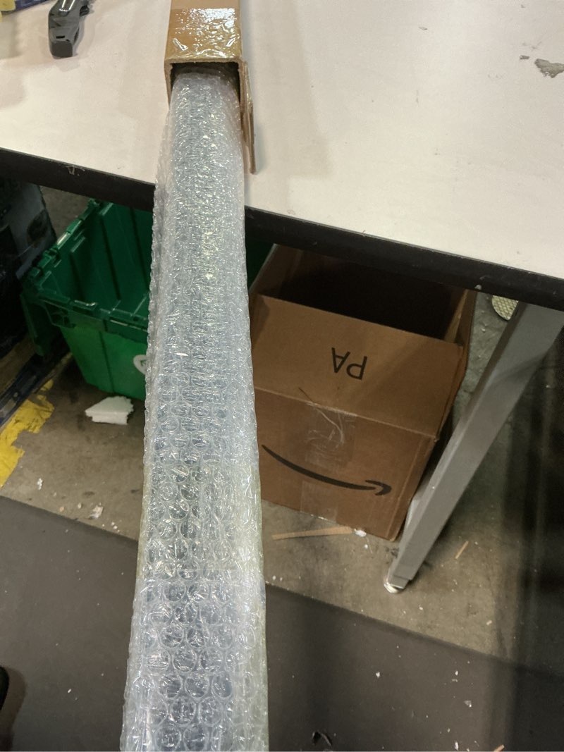 Condition photo showing New/Like New for JARBIH 10PACK 1M Led Aluminum Profile, 10x10mm U Type Aluminum Channel Diffuser with Milky Silicone Cover, Kitchen Cabinet Closet Lamp LED Strip Shelf Light Channel Holder(Black) Black 10PACK